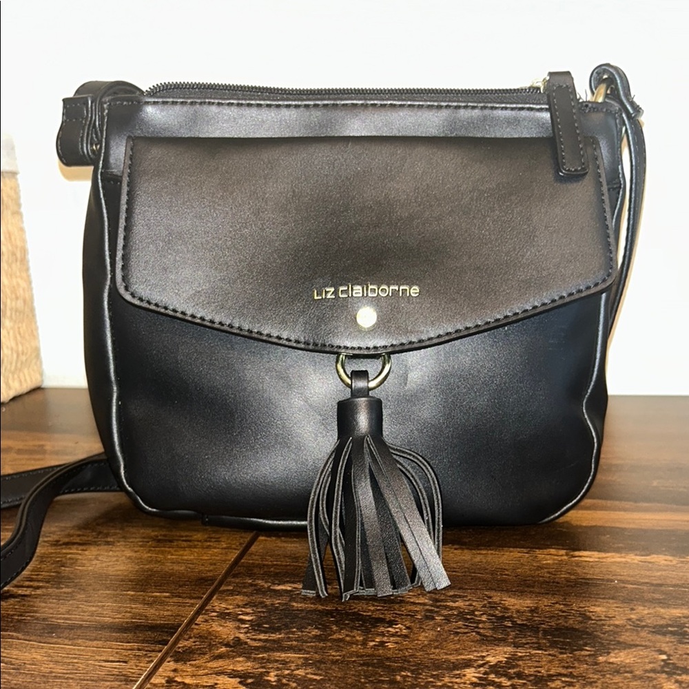 Liz Claiborne Black Crossbody Bag